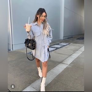 Zara OVERSIZED SHIRT WITH POCKETS